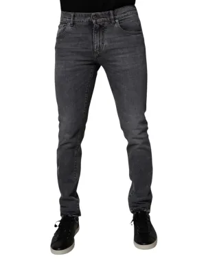 Dolce & Gabbana Cotton Stretch Skinny blue Men's Jeans (Pre-Owned)