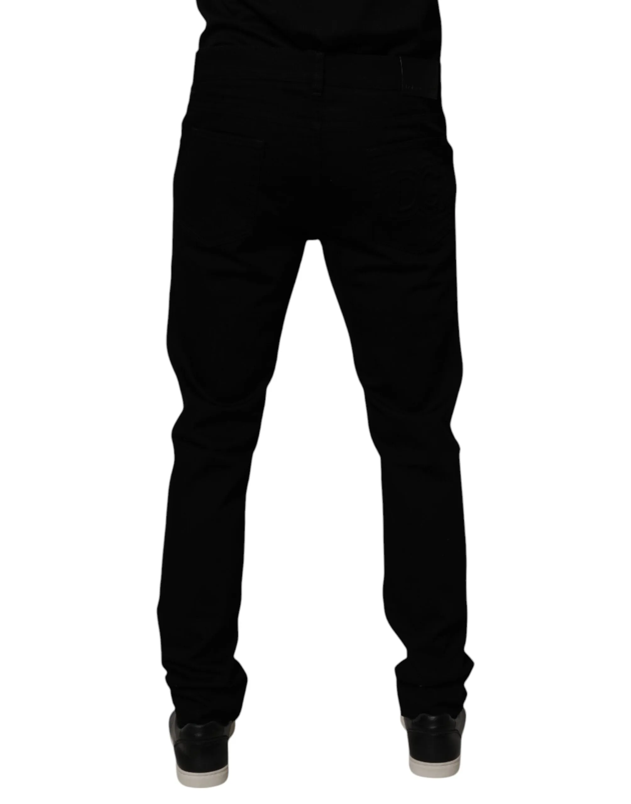 Dolce & Gabbana Cotton Stretch Slim Fit Men blue Men's Jeans