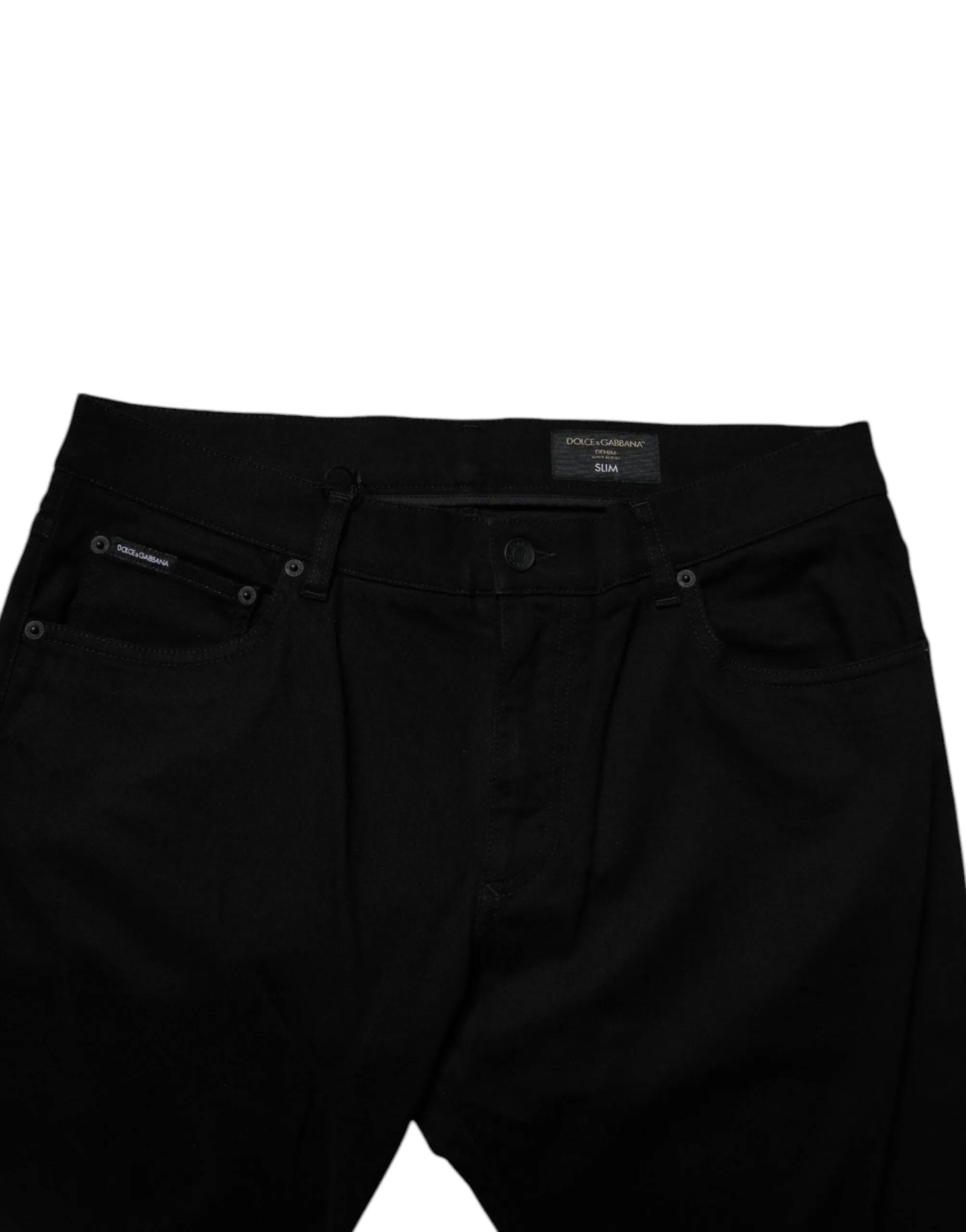 Dolce & Gabbana Cotton Stretch Slim Fit Men blue Men's Jeans