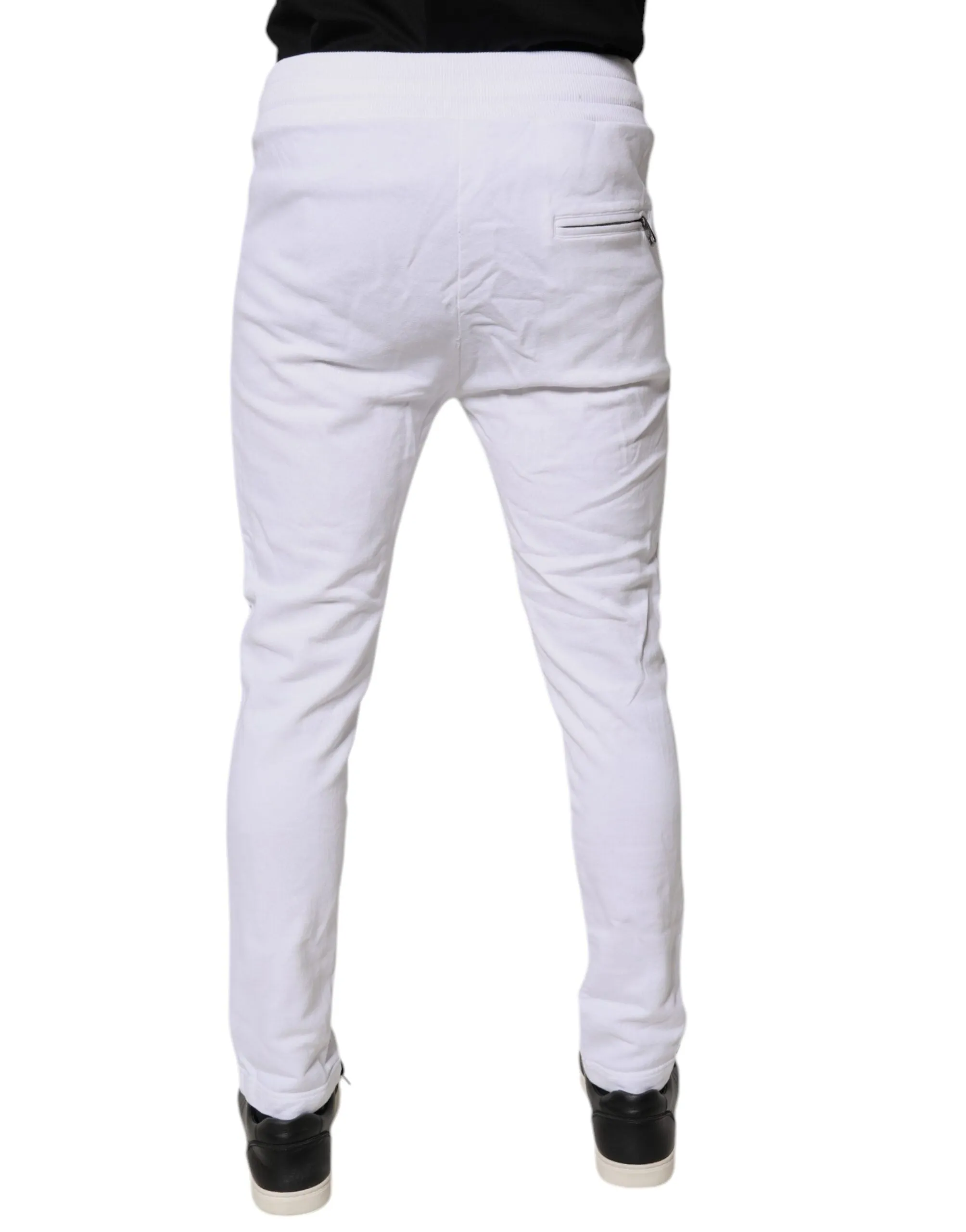 Dolce & Gabbana Logo Patch Men Skinny SweatMen's Men's Pants (Pre-Owned)