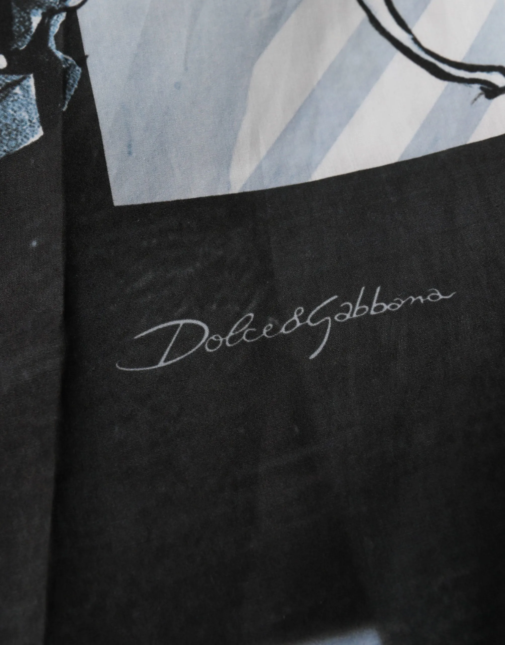Dolce & Gabbana Statue Print Cotton Mens Men's Shorts