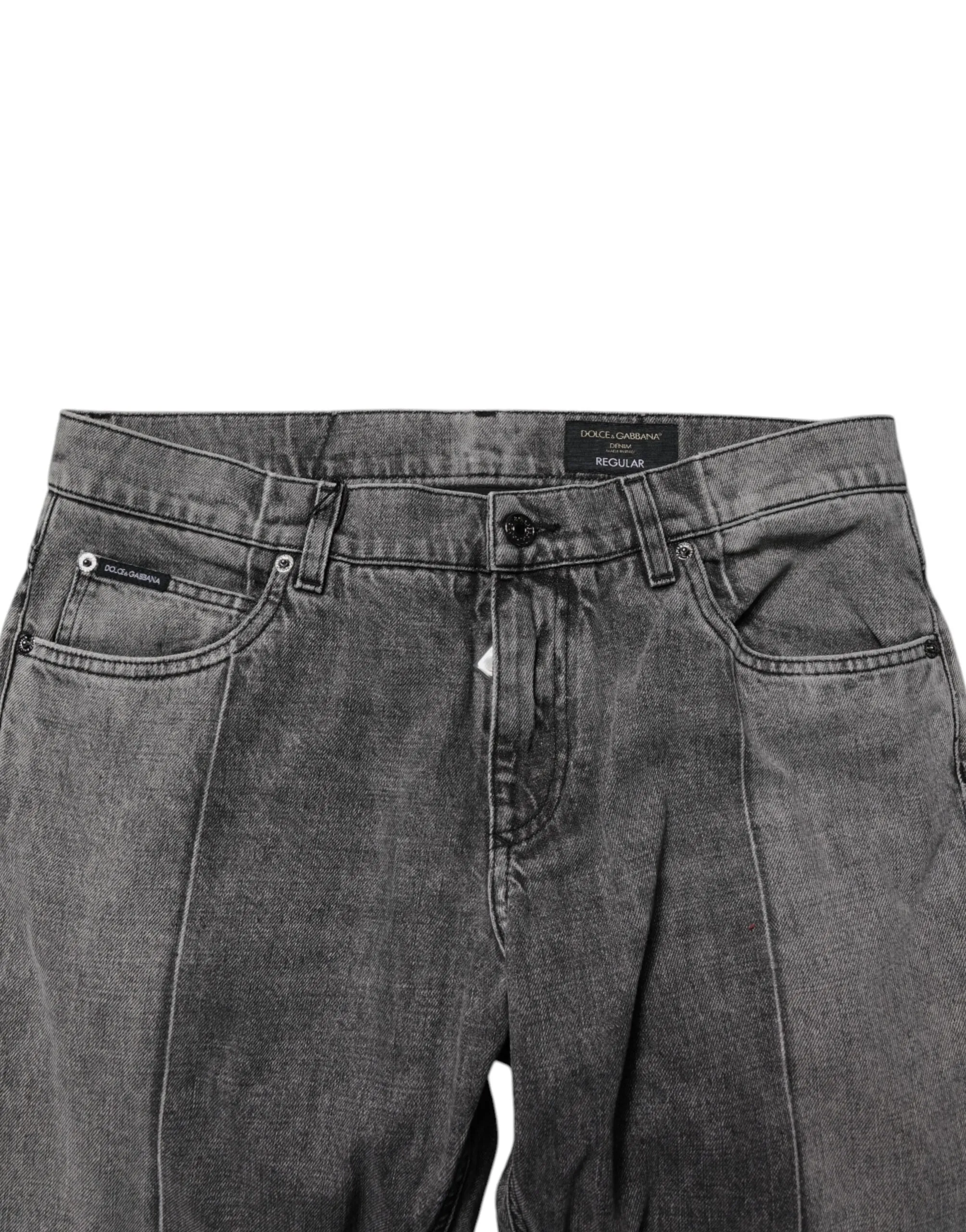 Dolce & Gabbana Two Tone Cotton blue Men's Jeans