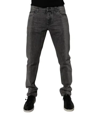 Dolce & Gabbana Two Tone Cotton blue Men's Jeans