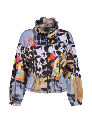 Double Oo Zip Front Jacket In Multi