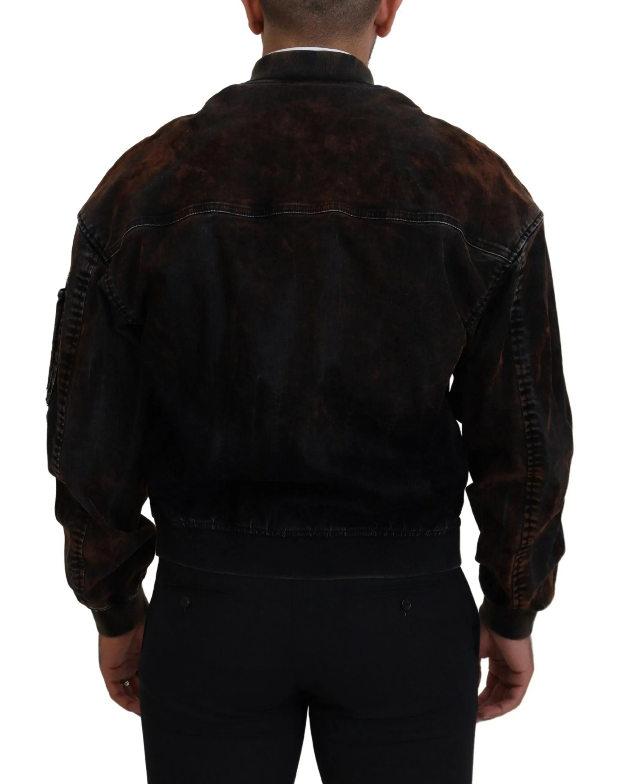 Dsqua²  Cotton Bomber Zipper Pocket Sleeves Men's Jacket