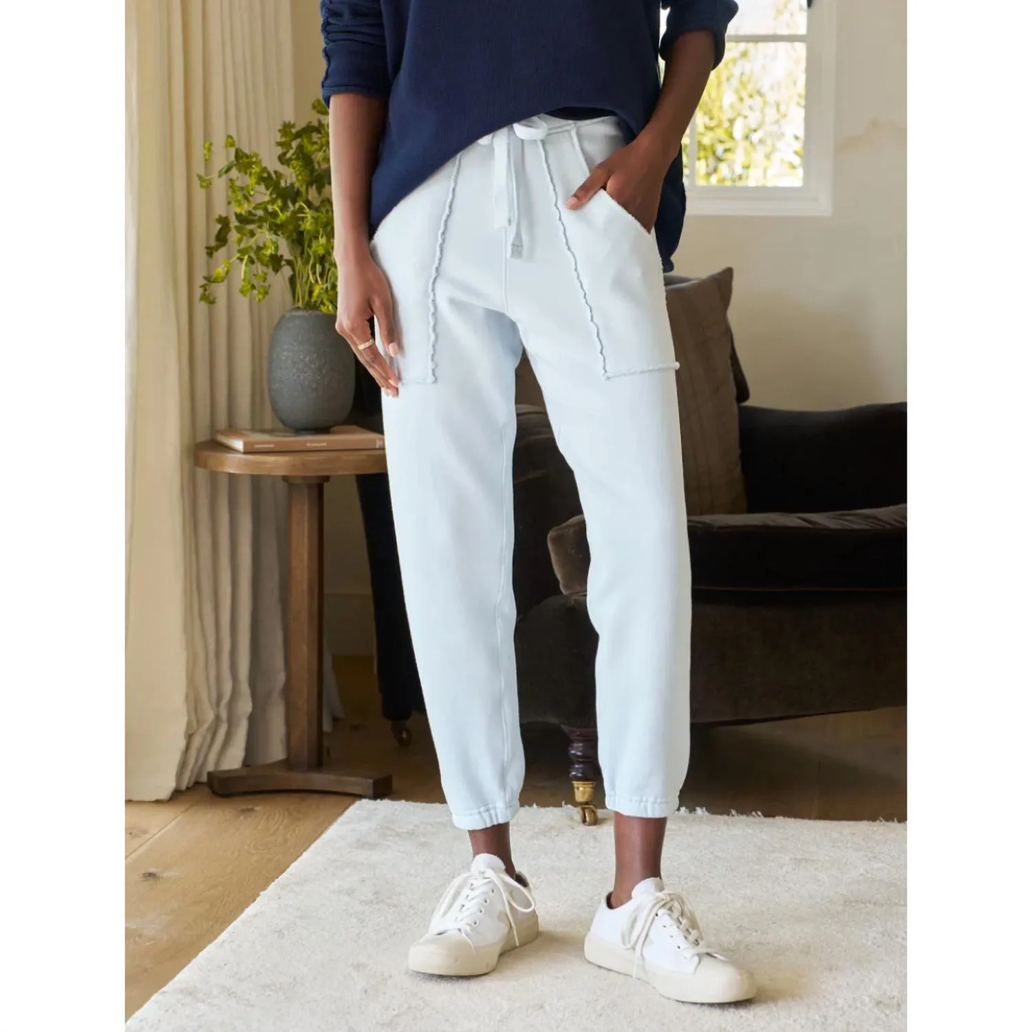 Eamon Pocket Sweatpant In Ice