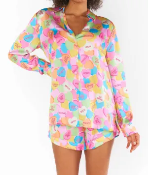 Early Riser Pj Set In Candy Crush