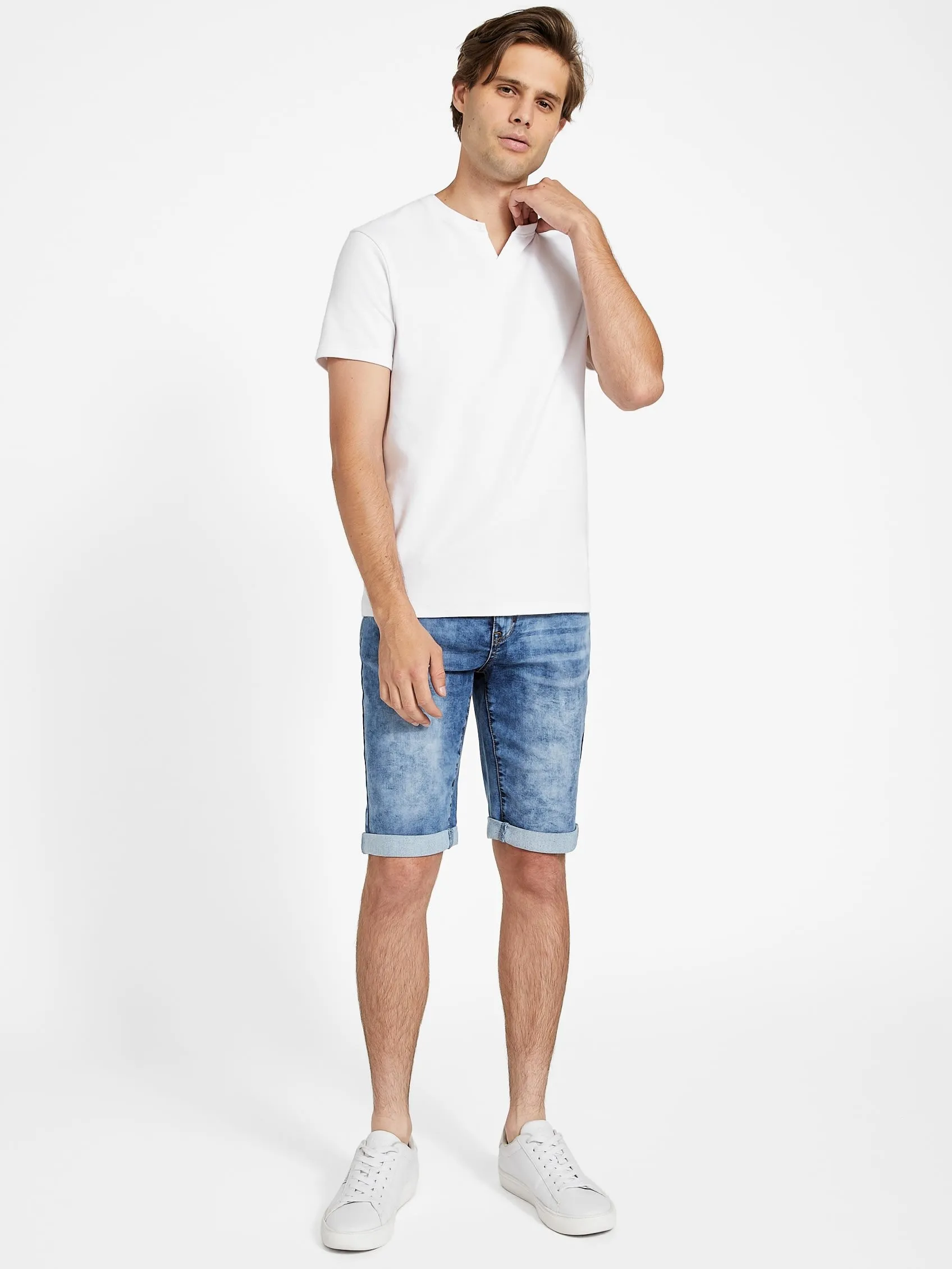Eco Linus Rolled Denim Shorts
