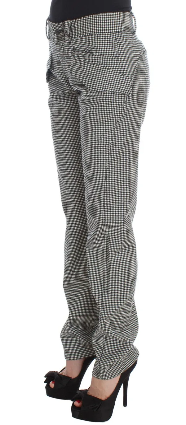 Ermanno Scervino   Checke Cotton Casual Women's Pants