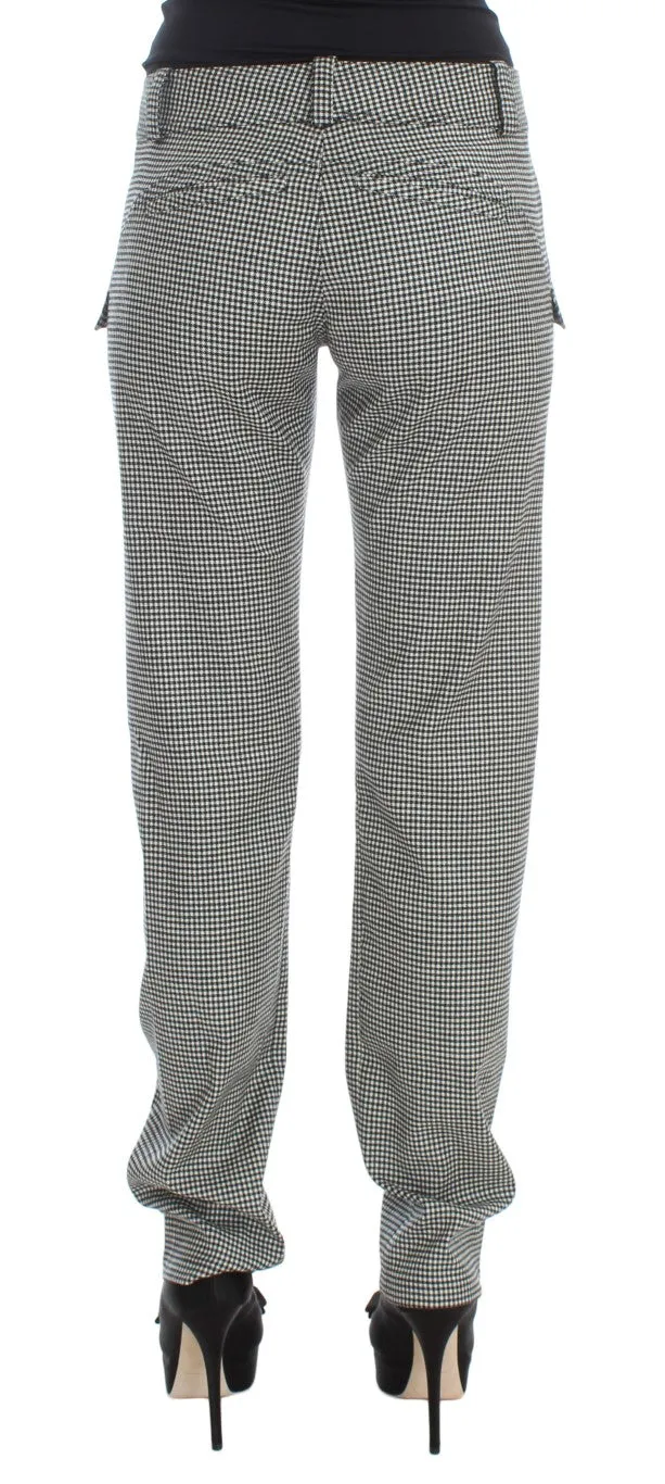 Ermanno Scervino   Checke Cotton Casual Women's Pants