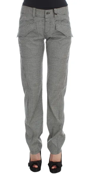 Ermanno Scervino   Checke Cotton Casual Women's Pants