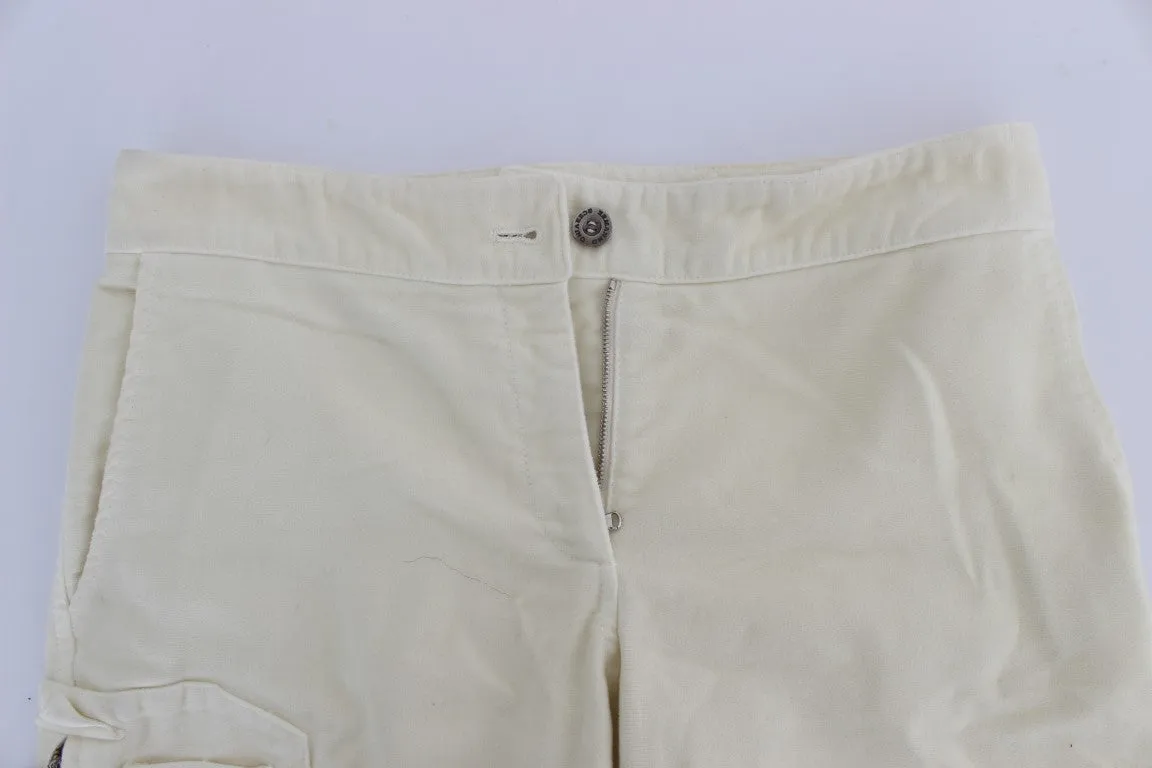 Ermanno Scervino  Cotton Capri Cropped Cargo Women's Pants