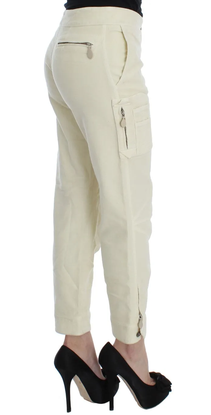 Ermanno Scervino  Cotton Capri Cropped Cargo Women's Pants