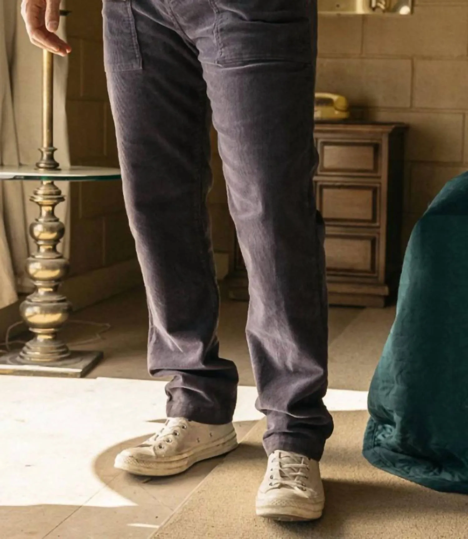 Fatigue Pants 16W Corduroy Pants In Charcoal
