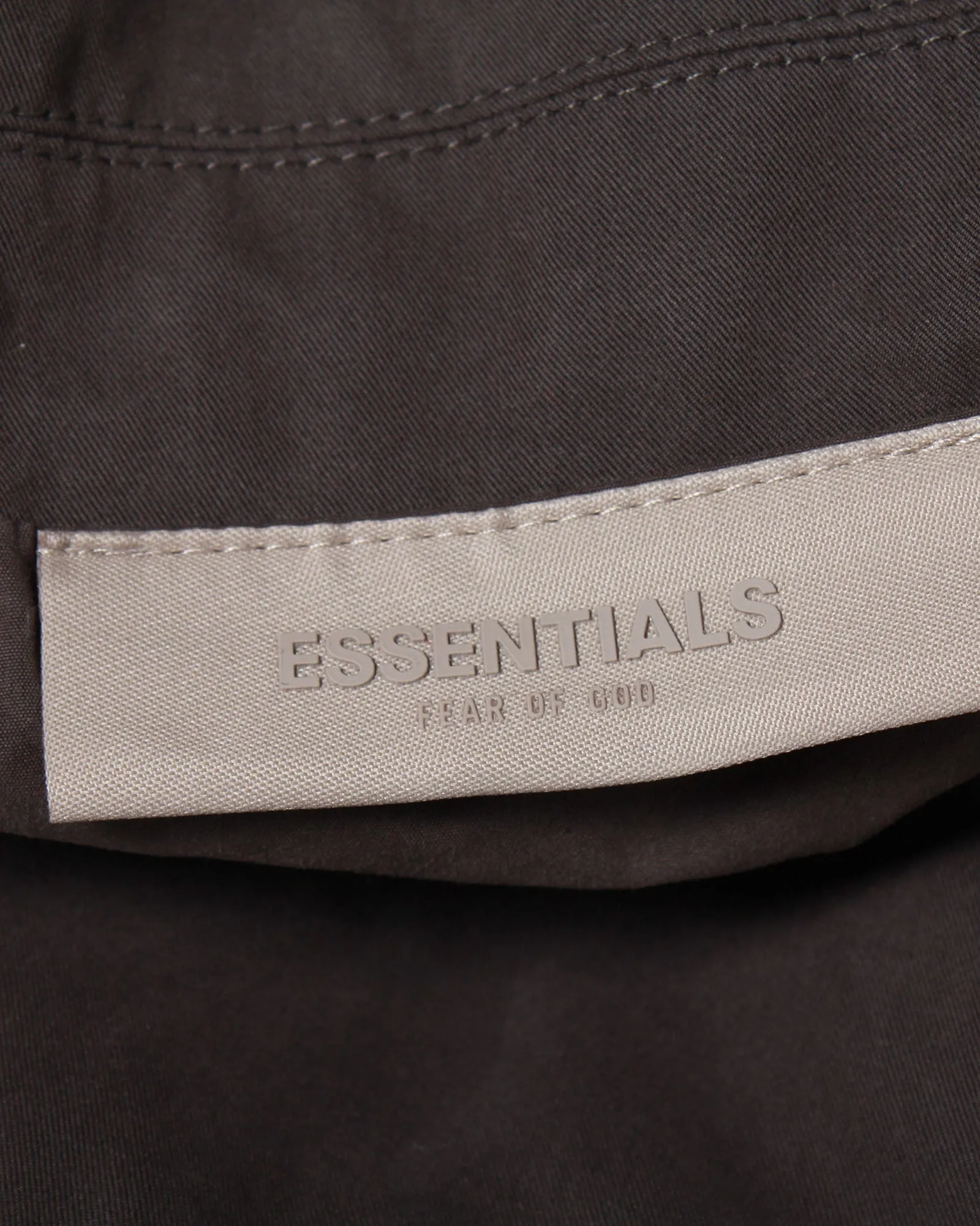 Fear Of God Essentials Napped Jacket in Grey Cotton
