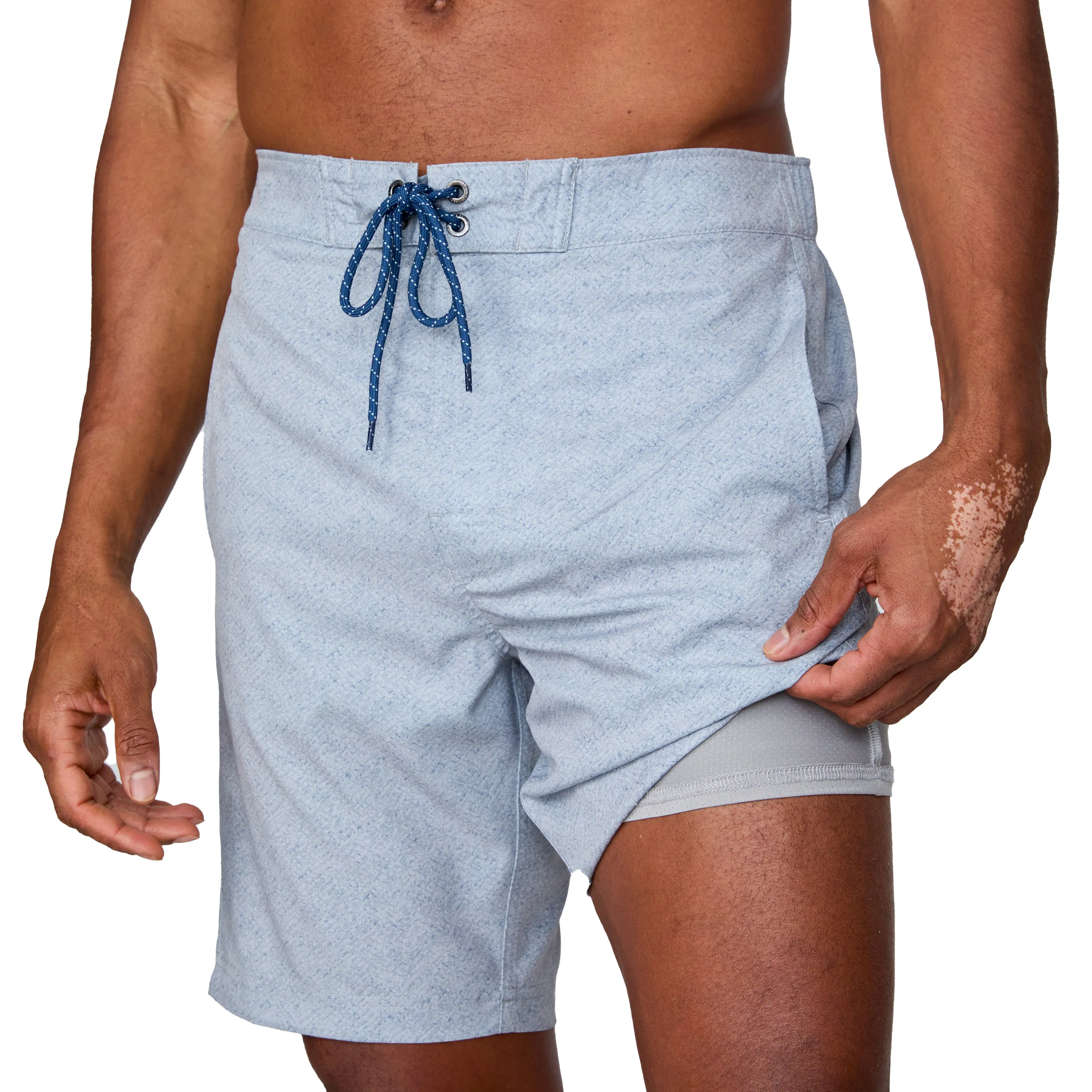 Free Country Men's Textured Surf Swim Short