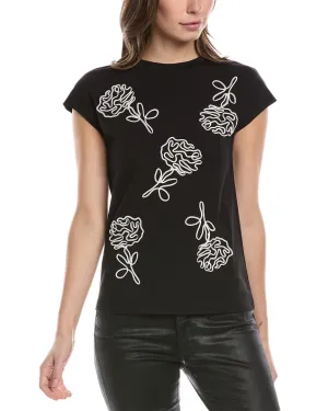 Gracia Flower Embroidered Top