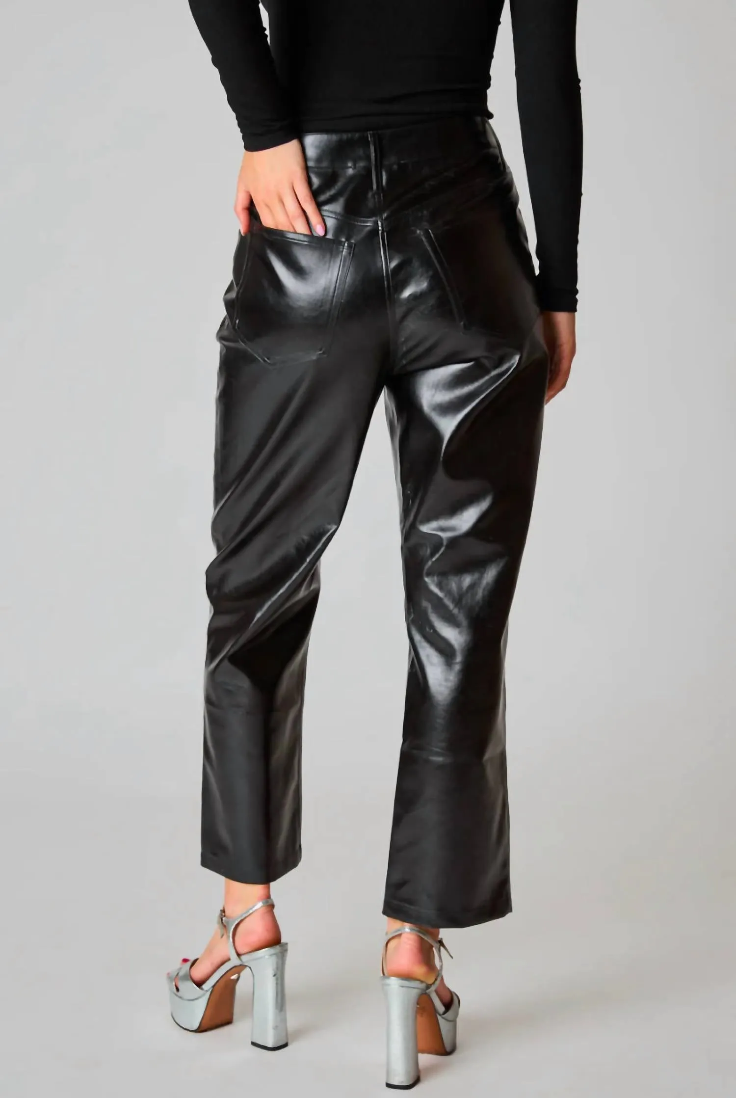 High-Rise Pants In Black