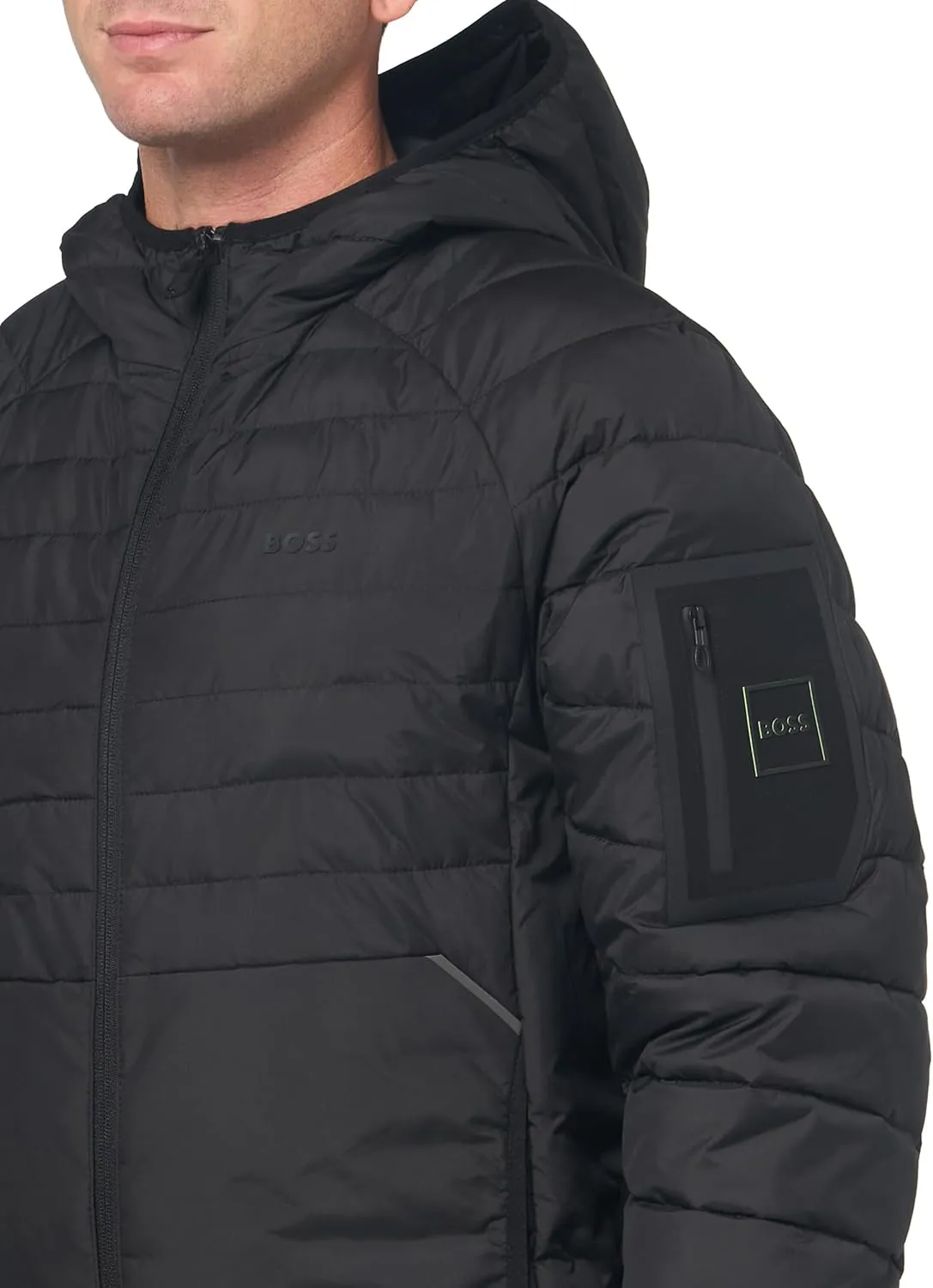 Hugo Boss Men's Thor Zip-Up Jacket, Black