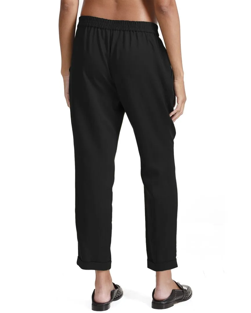 Ingrid & Isabel Maternity Tapered Linen-Blend Ankle Pant