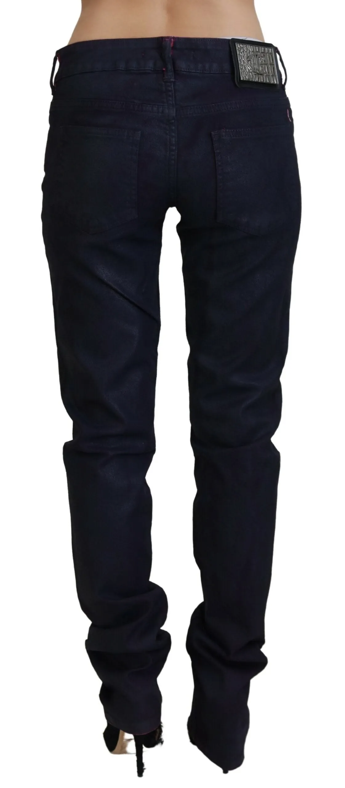 Just Cavalli  Low Waist Slim Fit Women Casual blue Women's Jeans