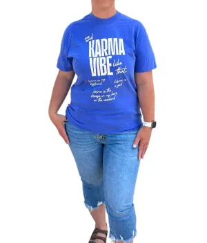 Karma Tee In Blue