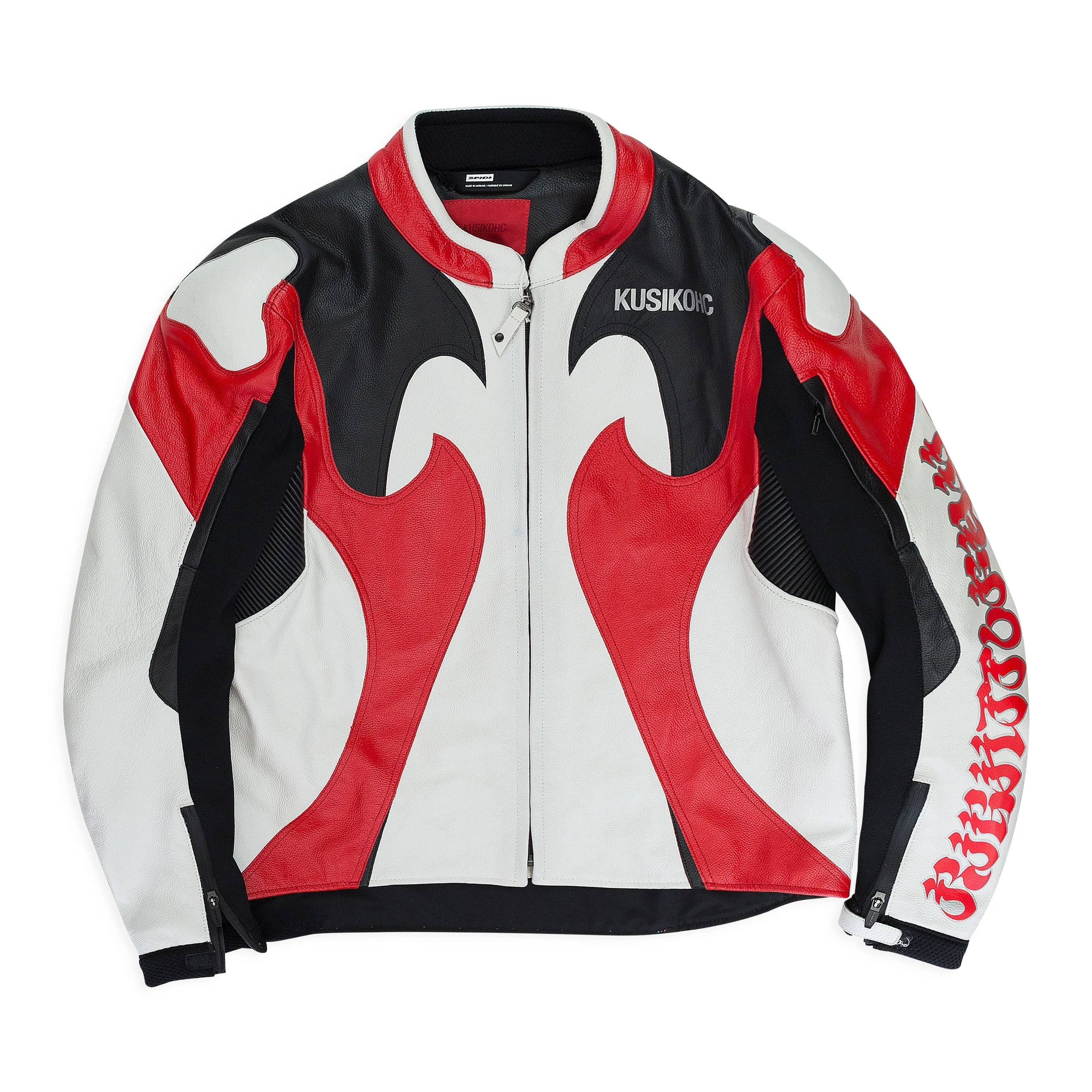 KSK SPIDI BURN RIDER RED LEATHER JACKET