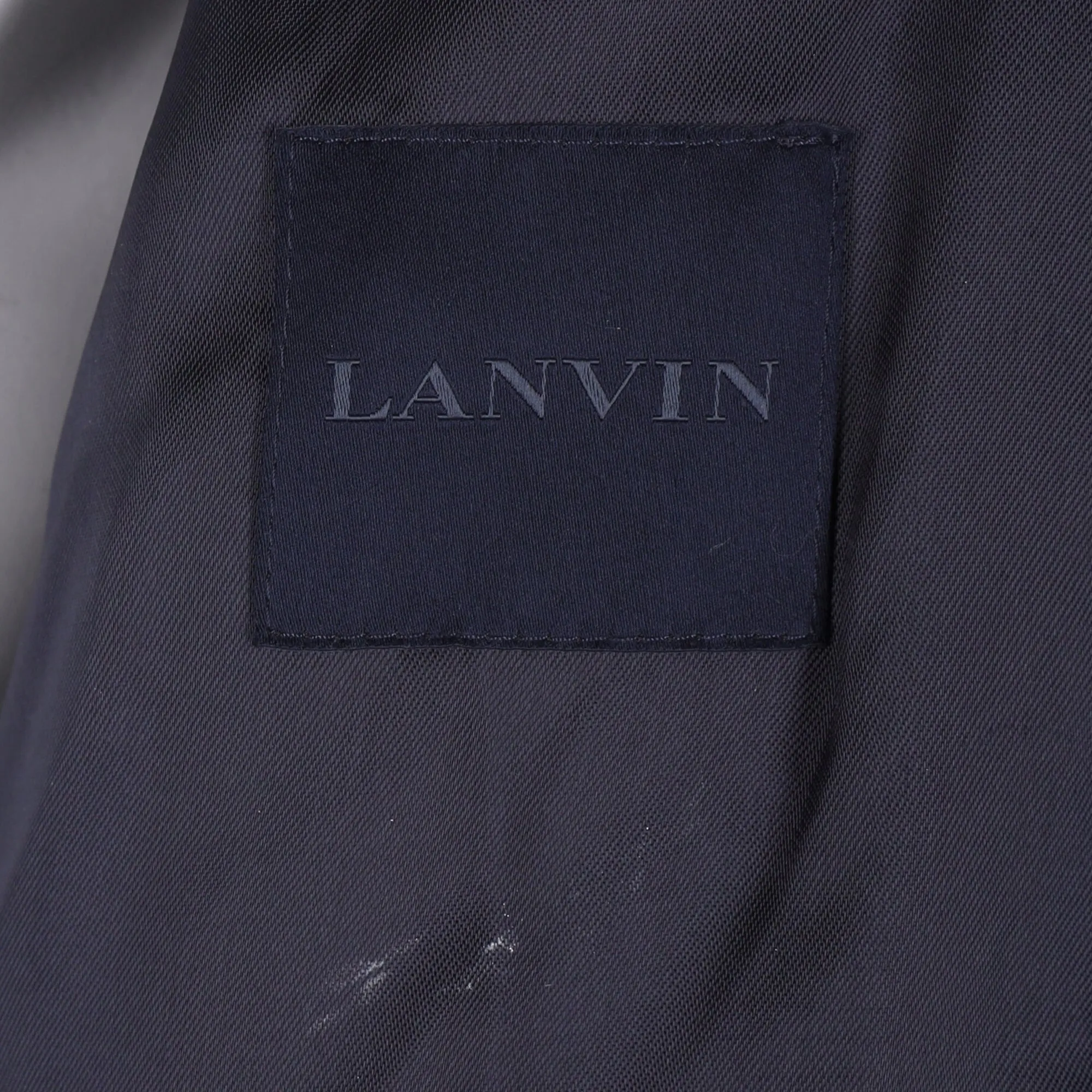 Lanvin Patched Varsity Jacket in Multicolor Wool