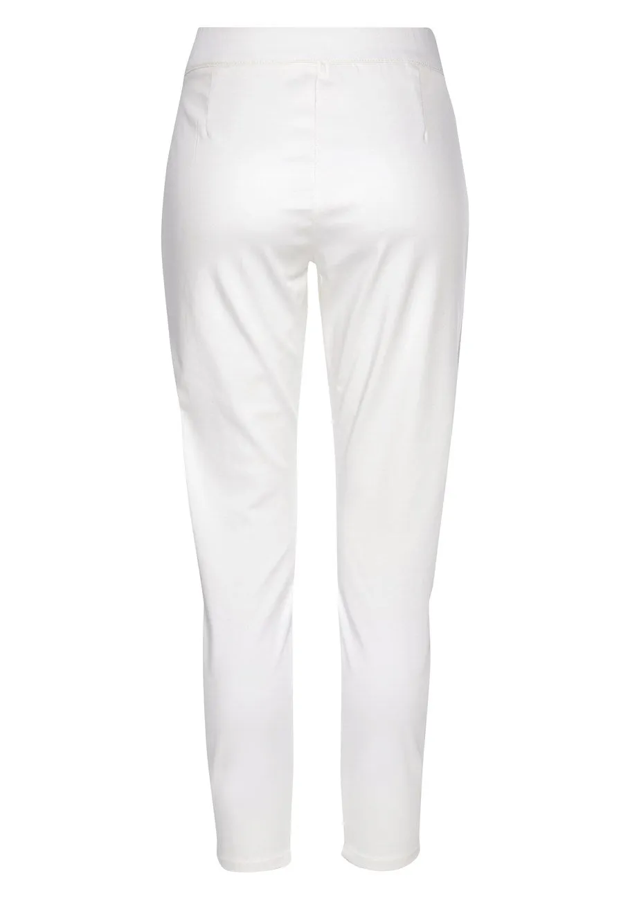 LASCANA Women's Zipper Detail Pants