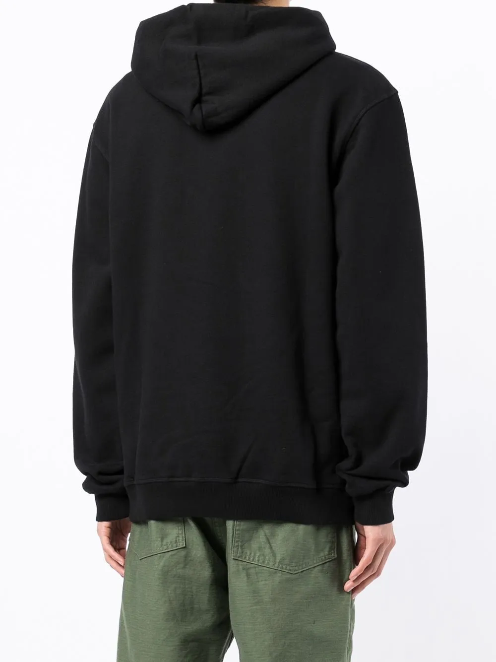 Logo-Patch Cotton Hoodie