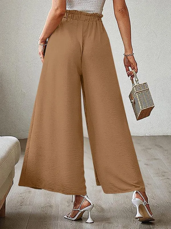 Loose Pleated Wide Leg Women's pants