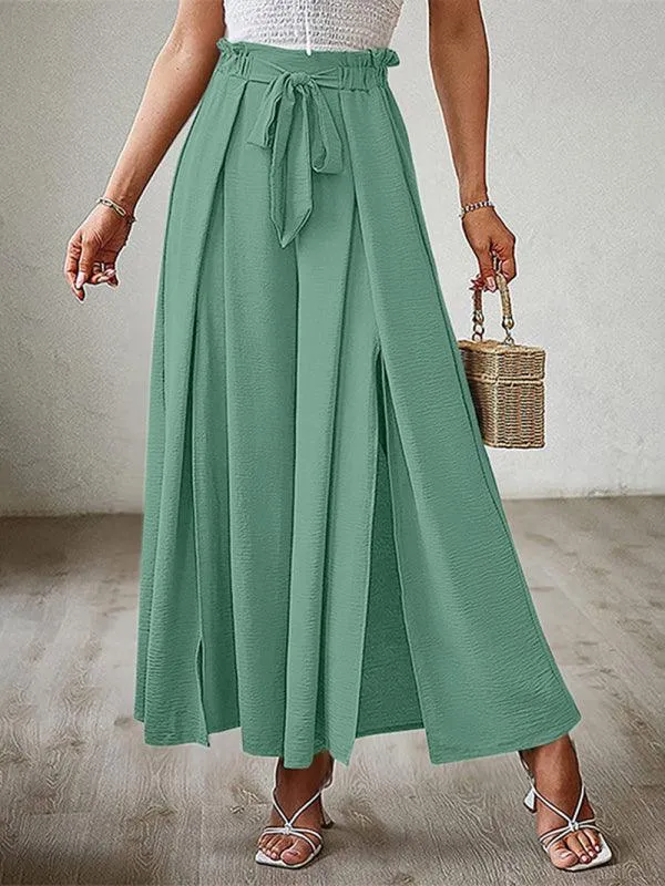 Loose Pleated Wide Leg Women's pants