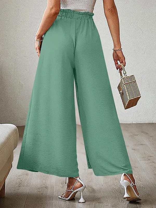 Loose Pleated Wide Leg Women's pants