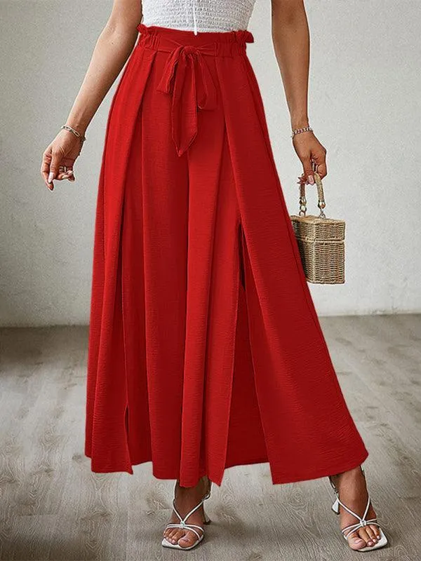 Loose Pleated Wide Leg Women's pants
