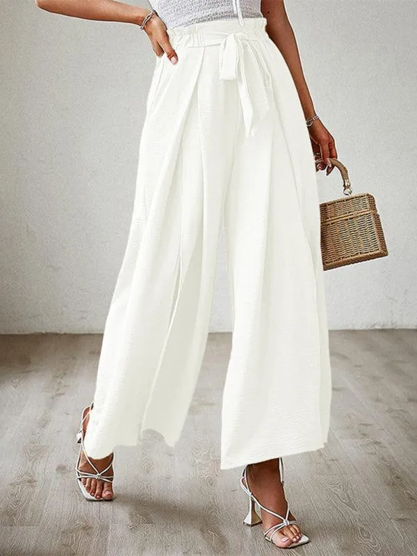 Loose Pleated Wide Leg Women's pants