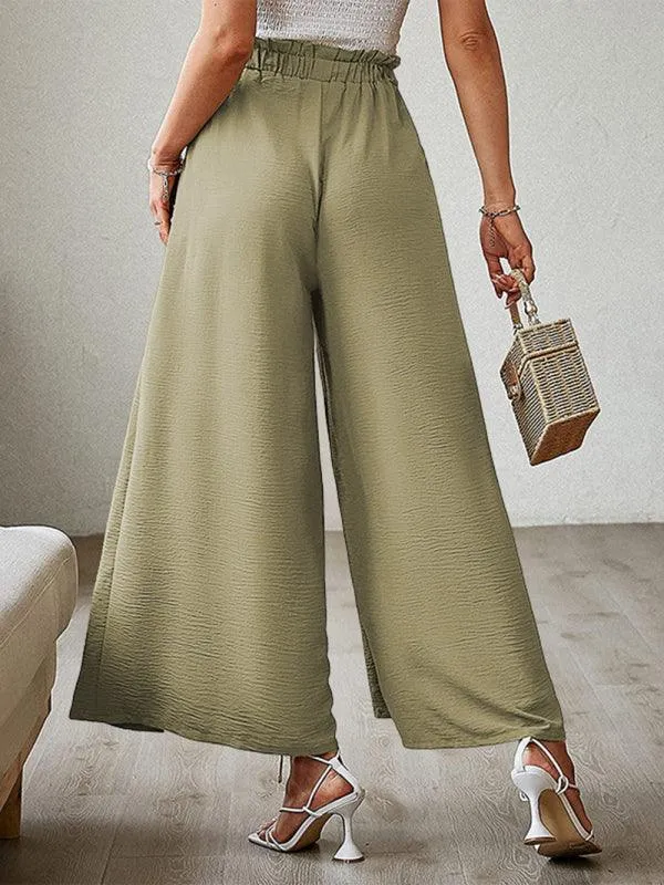 Loose Pleated Wide Leg Women's pants