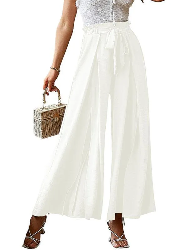 Loose Pleated Wide Leg Women's pants