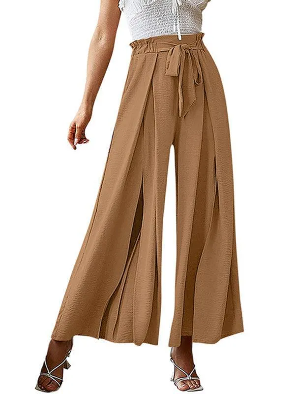 Loose Pleated Wide Leg Women's pants
