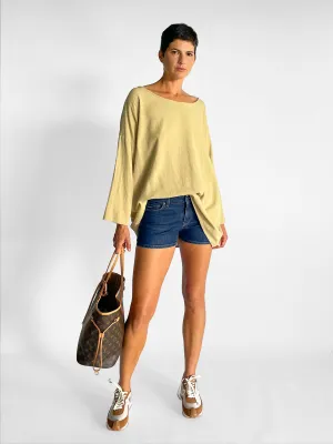 Low Waist Denim Short
