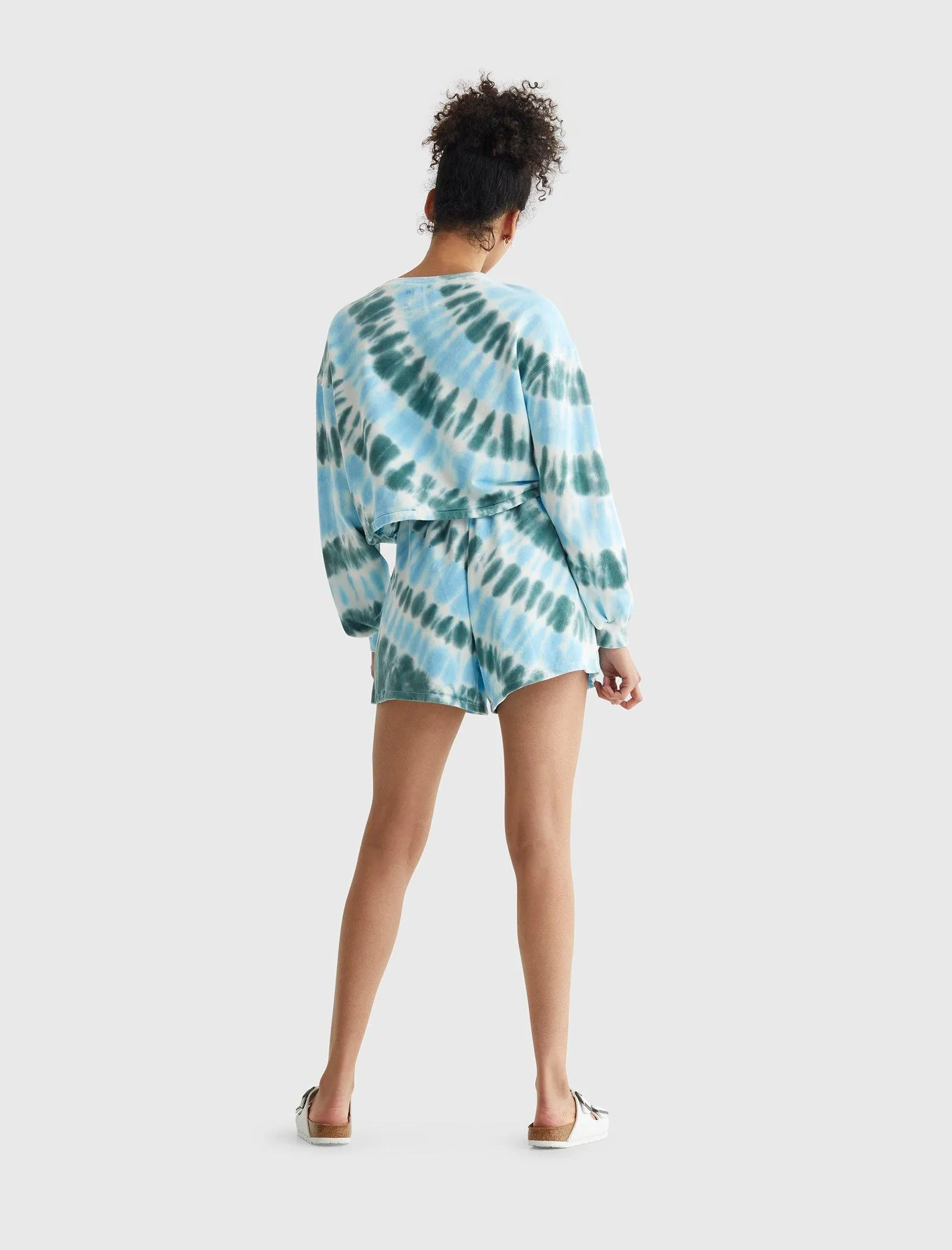 Lucky Brand Womens Cool For Summer Cropped Crew