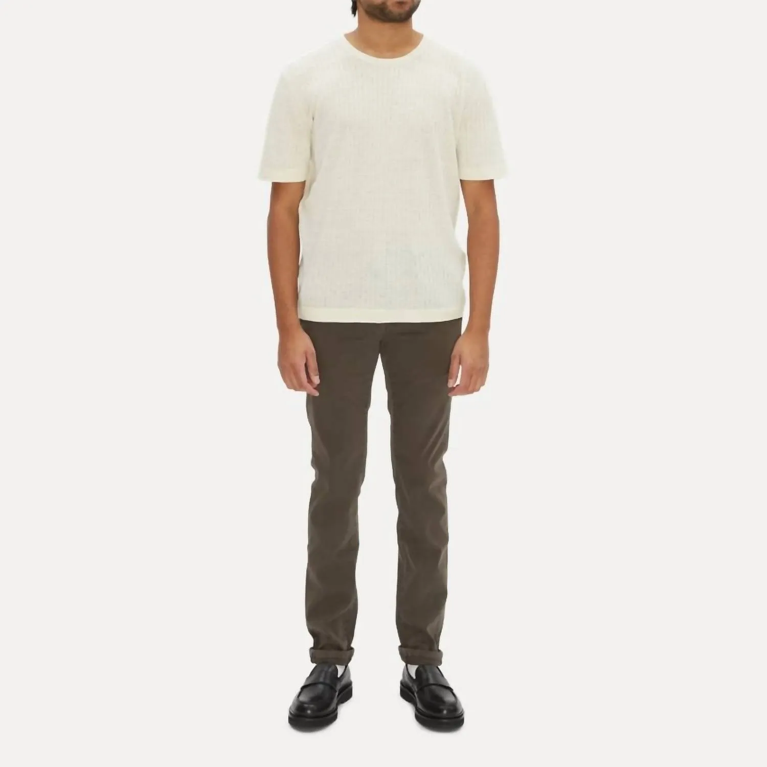 Luis Slim Pant In Brun