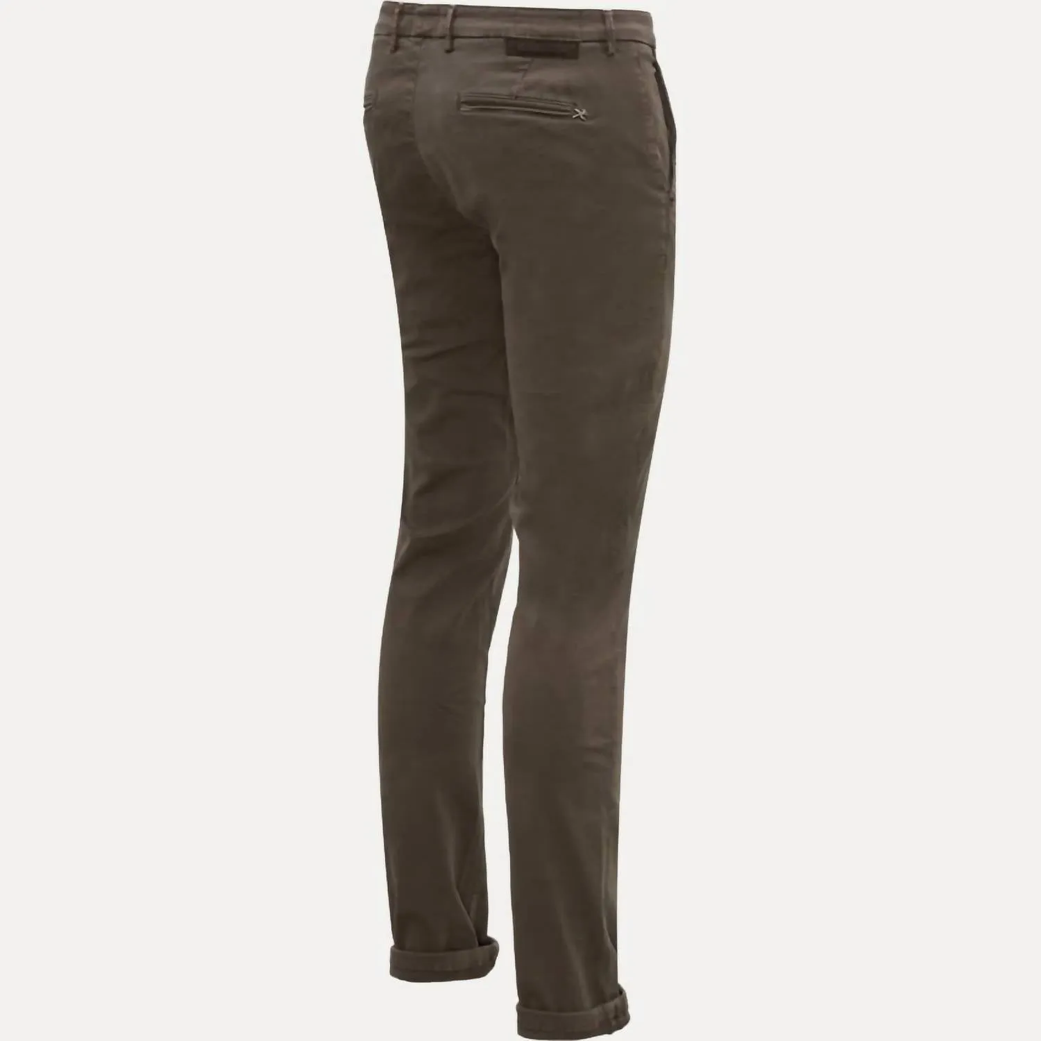 Luis Slim Pant In Brun