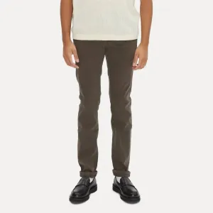 Luis Slim Pant In Brun