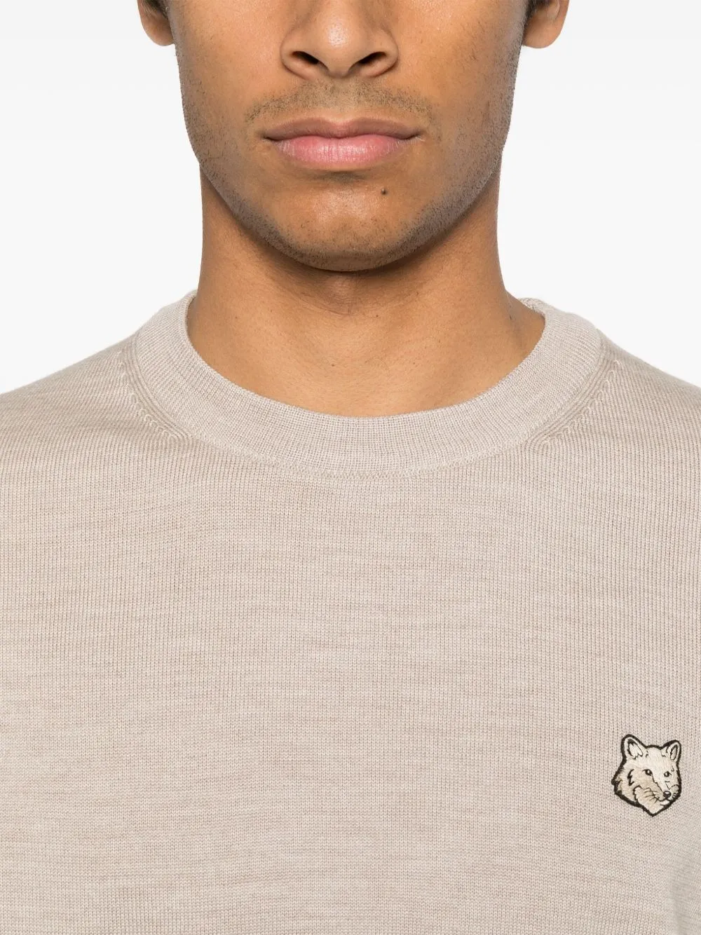 Maison Kitsune Men's' Sweaters Dove