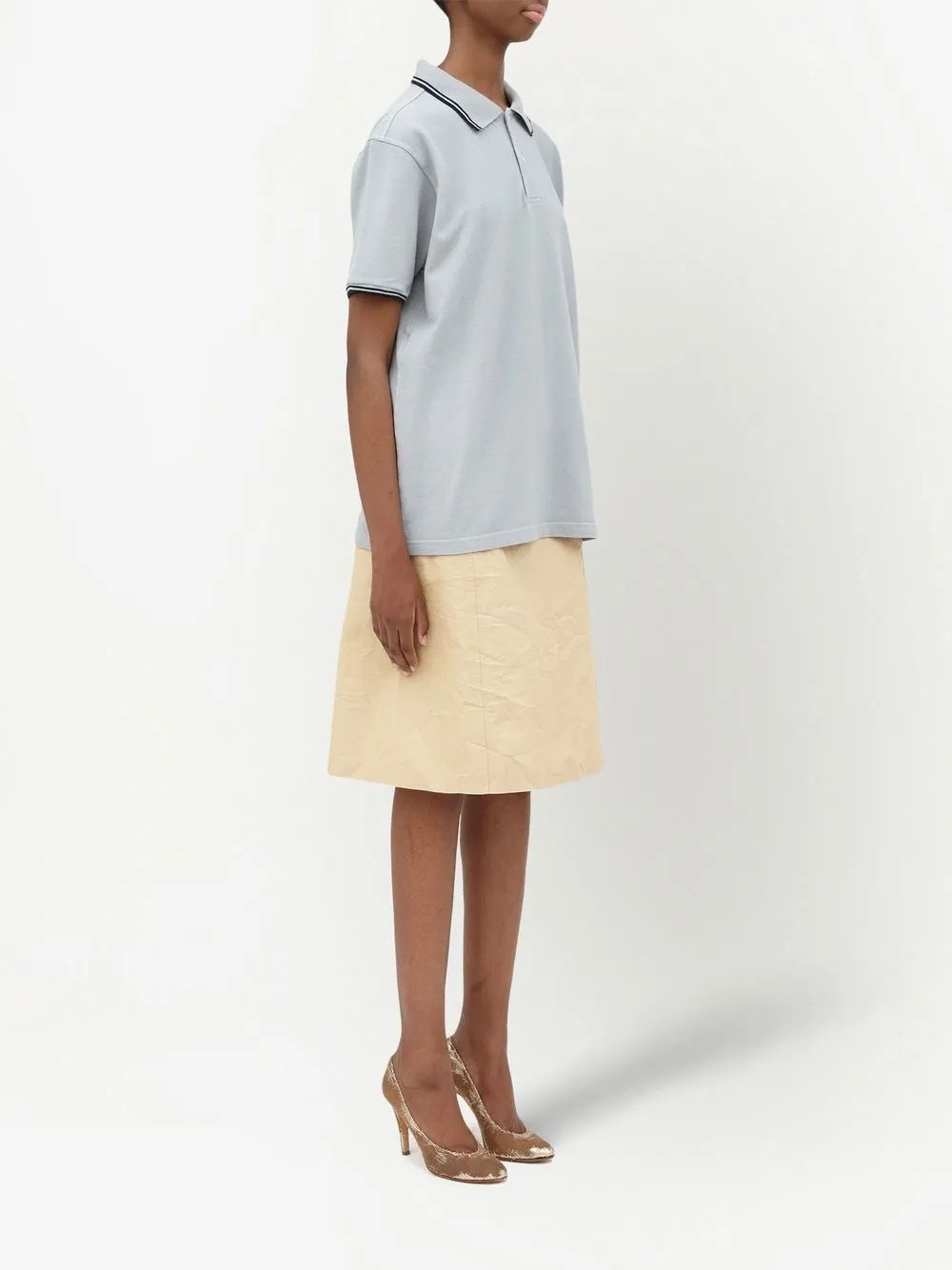 Maison Margiela Women's T-Shirts And Polos Clear blue