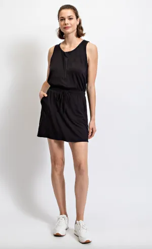 Makayla Butter Soft Sleeveless Romper Dress - Final Sale 25% off in cart
