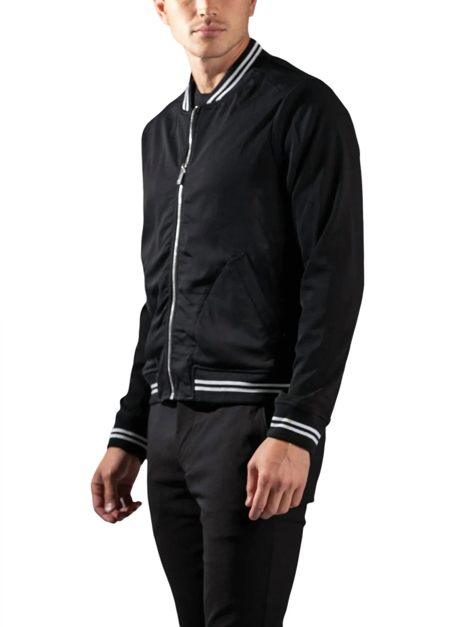 Maverick Bomber Jacket In Noir