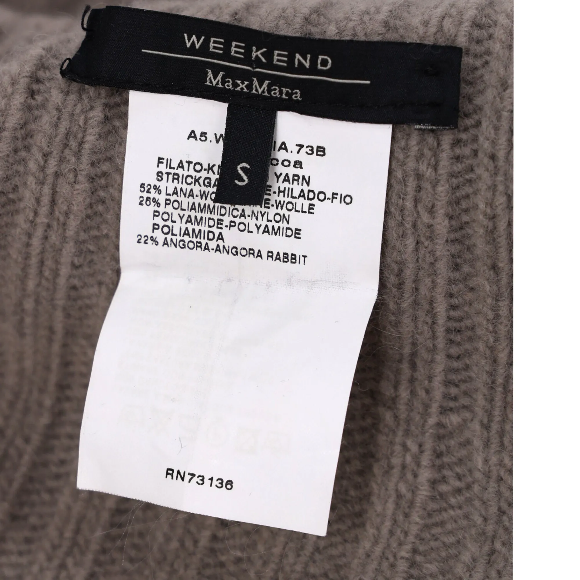 Max Mara Weekend Knitted Zipped Sweater in Grey Wool