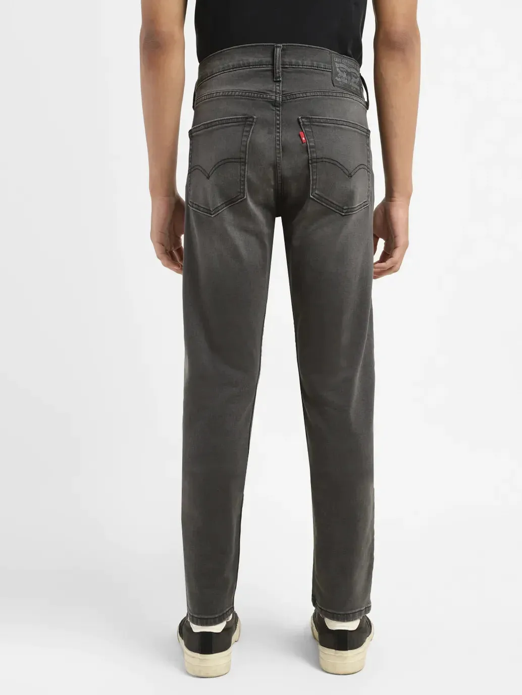 Men's 512 Charcoal Grey Slim Tapered Fit Mid Rise Jeans