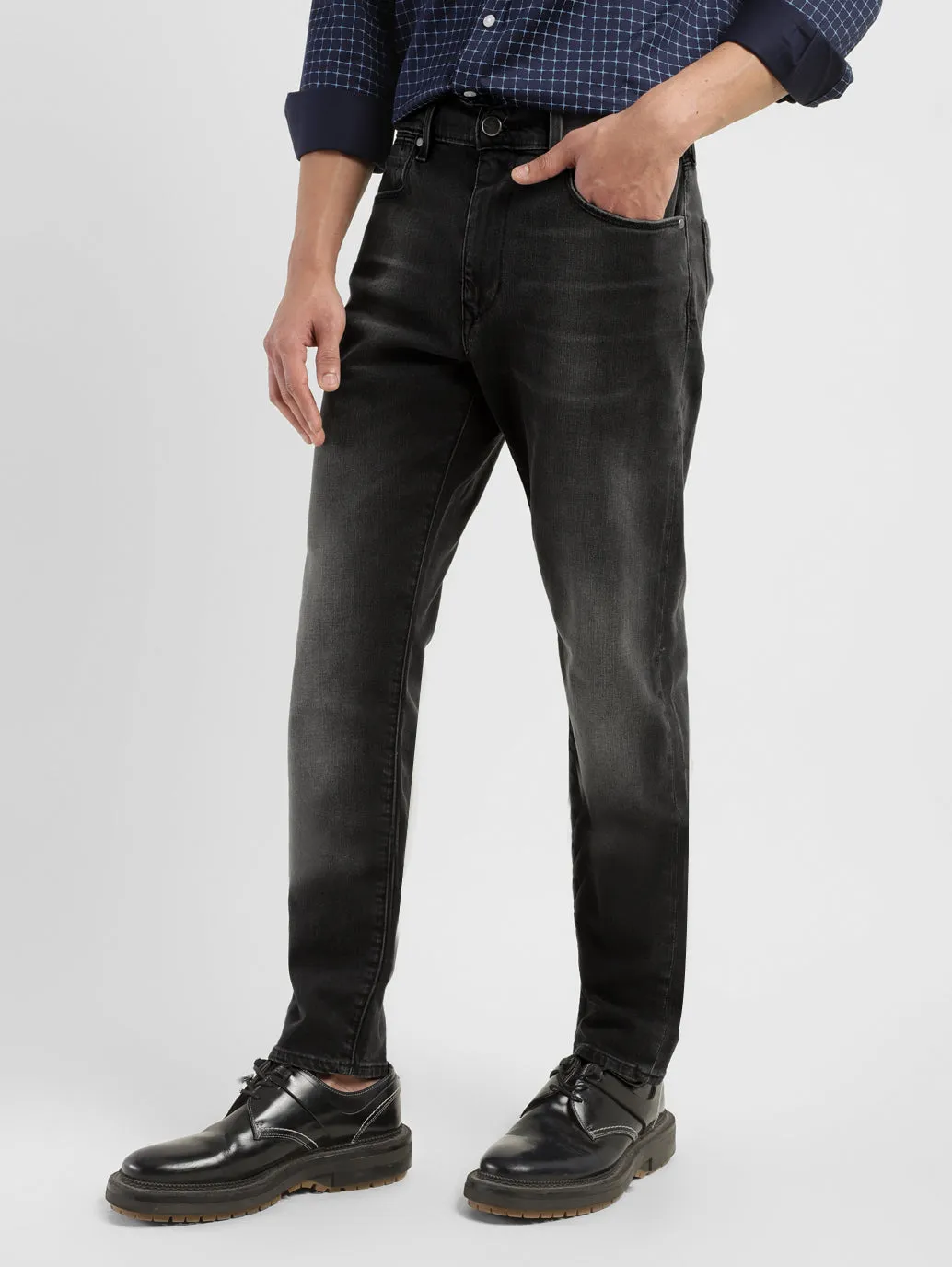 Men's 512 Grey Slim Tapered Fit Mid Rise Jeans